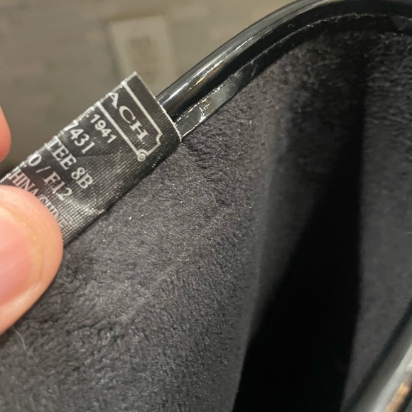 Women's COACH Tristee Lace-Up Corset Signature Logo Rain Boots Black Size 8B - Picture 11 of 12